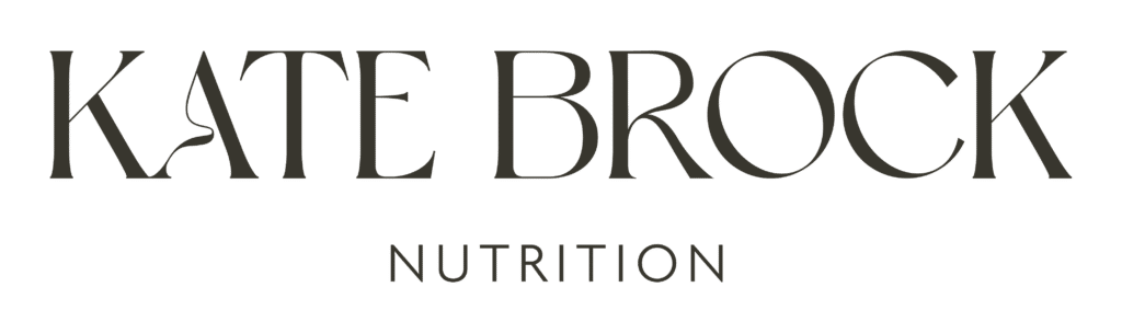 kate brock nutrition primary logo black