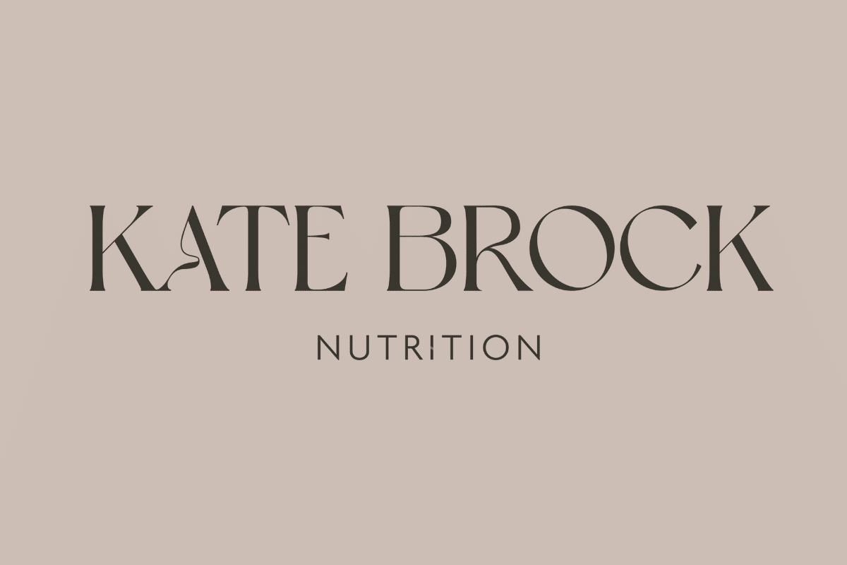 branding for Kate Brock Nutrition